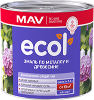 Эмаль ECOL по металлу и древесине (ПФ-115) лимонная глянцевая 2,4л (2кг) в Полоцке - картинка Картинка: эмаль ecol по металлу и древесине (пф-115) лимонная глянцевая 2,4л (2кг) в Полоцке