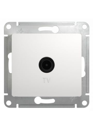 Изображение: розетка tv glossa одиноч. 1db, бел. т.м.schneider electric в Минске
