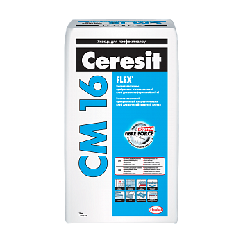 Смесь сухая облицовочная Ceresit CM16 (эластичная для дефор..осн.) 25кг в Полоцке - картинка Картинка: смесь сухая облицовочная ceresit cm16 (эластичная для дефор..осн.) 25кг в Полоцке
