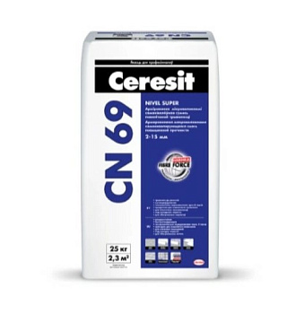 Смесь сухая самовыравнивающаяся растворная  Ceresit CN69  для стяжек  (25кг)  в Минске - картинка Картинка: смесь сухая самовыравнивающаяся растворная  ceresit cn69  для стяжек  (25кг)  в Минске
