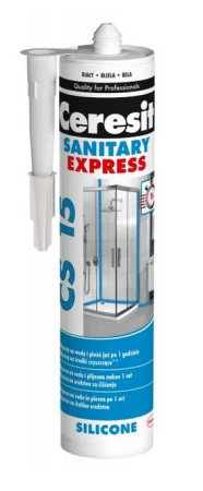 Герметик санитарный Ceresit  CS 15 Express (прозрачный) 280мл