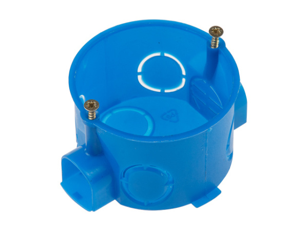 Коробка установочная (подрозетник) 60х40мм, винты, стык узлы IP20 ЮПИТЕР (для сплошных стен) в #REGION_NAME_DECLINE_PP# - изображение Изображение: коробка установочная (подрозетник) 60х40мм, винты, стык узлы ip20 юпитер (для сплошных стен) в #REGION_NAME_DECLINE_PP#