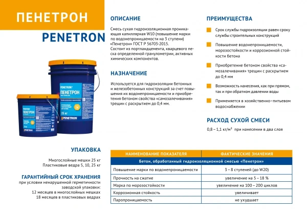 Пенетрон ( ведро 5кг) в #REGION_NAME_DECLINE_PP# - изображение Изображение: пенетрон ( ведро 5кг) в #REGION_NAME_DECLINE_PP#