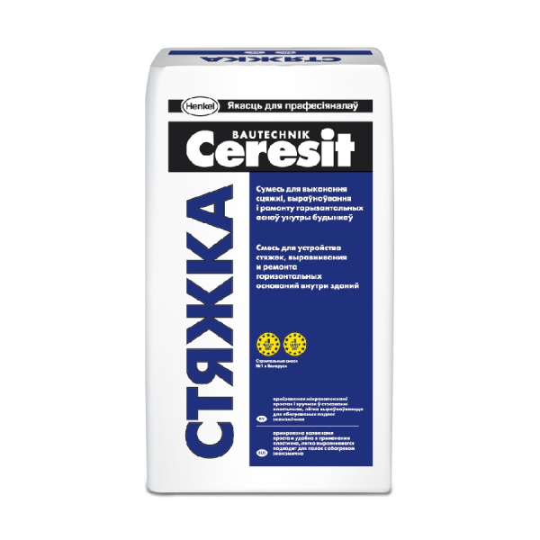 Стяжка пола Ceresit 25 кг  РБ в Минске - изображение Изображение: стяжка пола ceresit 25 кг  рб в Минске