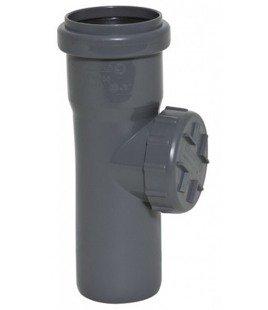 Изображение: прочистка кан. пп 110 с разделителем графит (ral7016) armakan в Минске