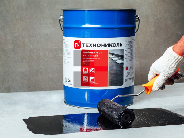Праймер битумный ТЕХНОНИКОЛЬ №01, ведро (50л), 40кг в Минске - изображение Изображение: праймер битумный технониколь №01, ведро (50л), 40кг в Минске