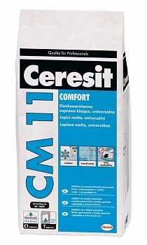Смесь сухая растворная облицовочная Ceresit CM11Plus 5кг, код ОКП РБ 23.64.10 в Полоцке - картинка Картинка: смесь сухая растворная облицовочная ceresit cm11plus 5кг, код окп рб 23.64.10 в Полоцке