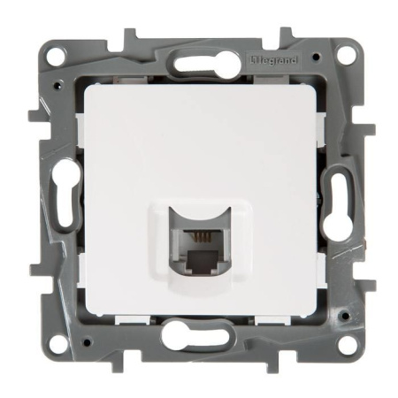 Изображение: розетка телеф rj11 (белая) etika в Минске