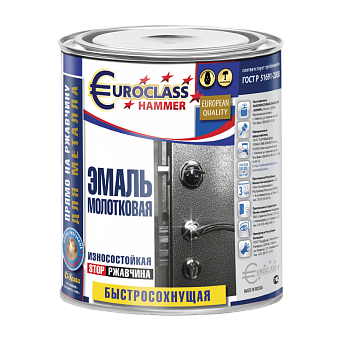 Эмаль декоративная "EUROCLASS" с молотковым эффектом золотистая 0,4 кг в Минске - картинка Картинка: эмаль декоративная "euroclass" с молотковым эффектом золотистая 0,4 кг в Минске