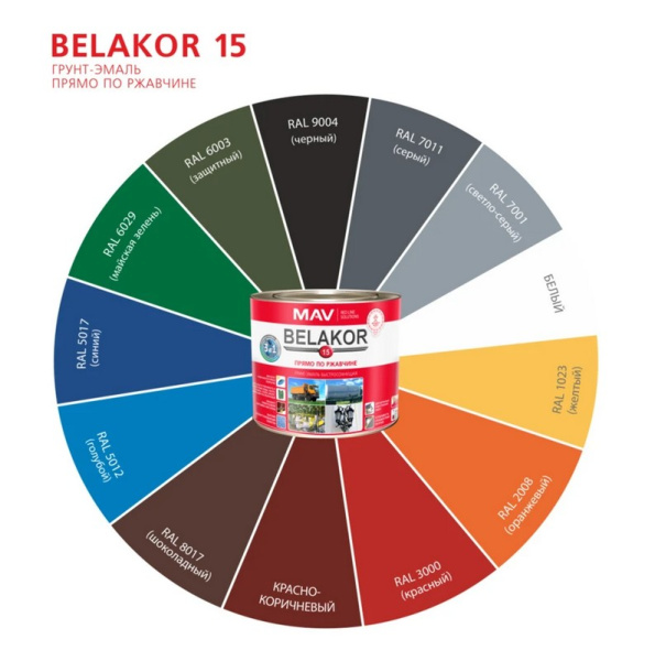 Грунт-эмаль BELAKOR 15 прямо по ржавчине 3 в 1 быстросохнущая белый 2,4л  в #REGION_NAME_DECLINE_PP# - изображение Изображение: грунт-эмаль belakor 15 прямо по ржавчине 3 в 1 быстросохнущая белый 2,4л  в #REGION_NAME_DECLINE_PP#