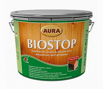 Грунт Aura Biostop биозащитный для дерева (0,9л) в Полоцке - картинка Картинка: грунт aura biostop биозащитный для дерева (0,9л) в Полоцке