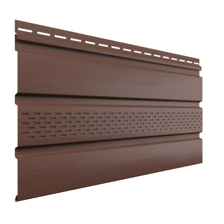 Софит ТН ОПТИМА, частично перфорированный, каштан, 3м в Минске - изображение Изображение: софит тн оптима, частично перфорированный, каштан, 3м в Минске