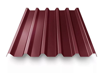 Картинка: профнастил  пса 20/эконом(0,4мм)-пэ-ral3005  (1,5м) в Минске
