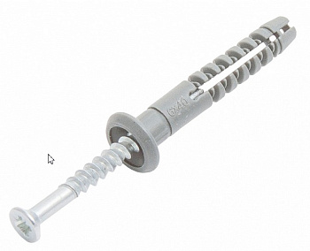 Дюбель-гвоздь 6х40 потай п/п, в коробке с окном ЕКТ  (упак/180шт)