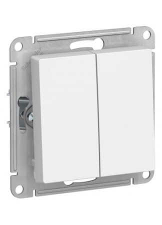 Изображение: выключатель atlasdesign 2-кл., (белый) т.м.schneider electric в Минске