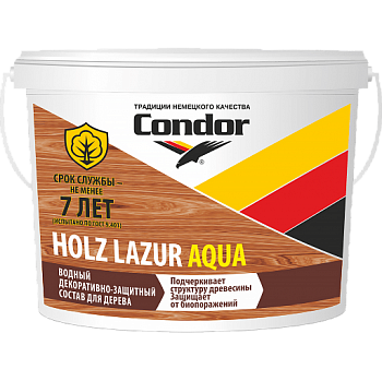 Лак ВД-АК защитно-декоративный «Holz Lazur Aqua» цвет «венге» (ведро 2,5 кг) в Полоцке - картинка Картинка: лак вд-ак защитно-декоративный «holz lazur aqua» цвет «венге» (ведро 2,5 кг) в Полоцке