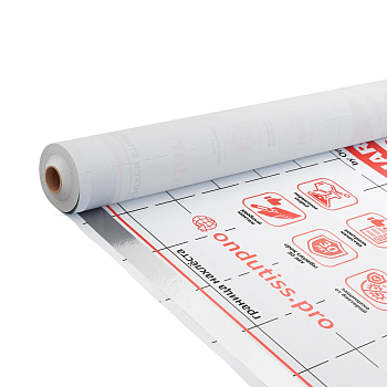 Картинка: пленка строительная пароизоляционная ондутис smart b (рулон 30м2), плотность 60 г/м2 в Минске