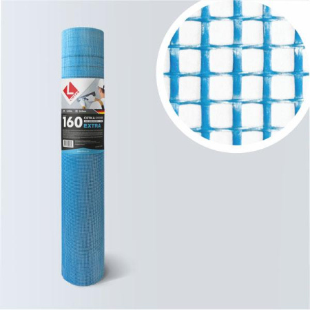 Изображение: стеклосетка mini 160 синяя 10м, ячейка 5х5 т.м.lihtar в Минске