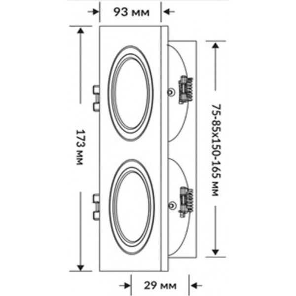 Светильник встраиваемый ULTRA F121 в #REGION_NAME_DECLINE_PP# - изображение Изображение: светильник встраиваемый ultra f121 в #REGION_NAME_DECLINE_PP#