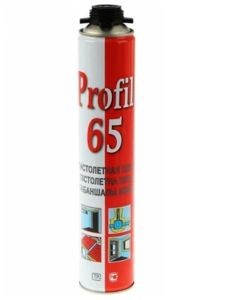 Пена монтажная пистолетная Profil 65 (820 мл)   Бельгия