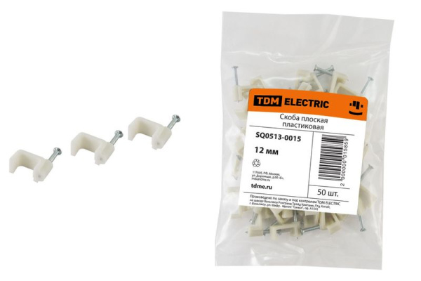 Изображение: скоба плоская 12мм tdm (50 шт) в #REGION_NAME_DECLINE_PP#