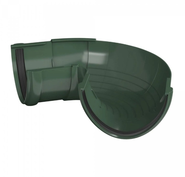 Изображение: угол желоба 90* тн пвх  (зеленый)  в Минске