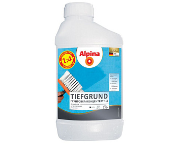 Грунтовка НВ П 1 Д Alpina Tiefgrund концентрат  1 л / 1,02 кг в Минске - картинка Картинка: грунтовка нв п 1 д alpina tiefgrund концентрат  1 л / 1,02 кг в Минске