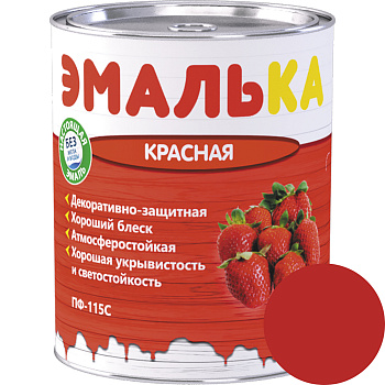 Эмаль ПФ-115 С ЭМАЛЬКА красная 2,0л (1,8кг) в Полоцке - картинка Картинка: эмаль пф-115 с эмалька красная 2,0л (1,8кг) в Полоцке