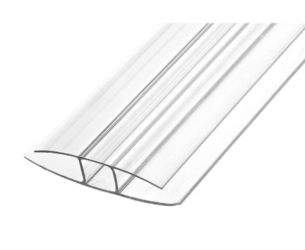 Профиль соединительный неразъемный Н 10мм L=6м (прозрачный)