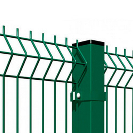 Изображение: сварная сетчатая панель в покраске ral 6005 яч. 60,0/60,0-200,0 высота 1,23 диаметр 3,0/3,8 в Минске