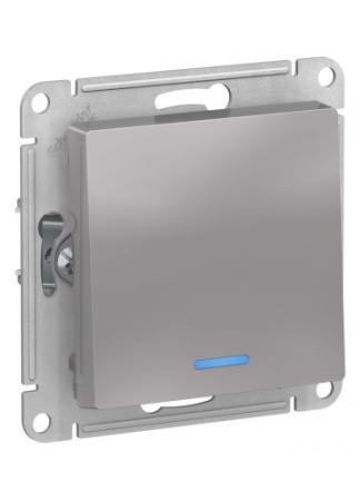 Изображение: выключатель atlasdesign atn000313 с подсв. (алюминий)  т.м.schneider electric в Минске